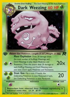 Dunkles Weezing
