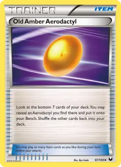 Ámbar Viejo Aerodactyl