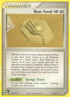 Wurzelfossil
