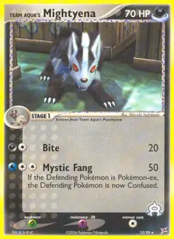 Mightyena del Equipo Aqua