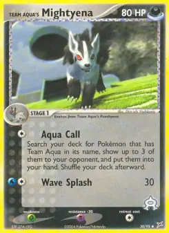 Mightyena del Equipo Aqua