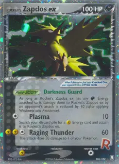 Rockets Zapdos-Ex