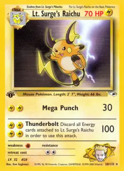 Raichu von Lt. Surge