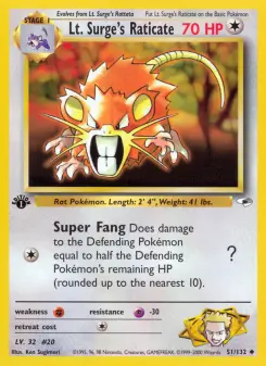 Raticate von Lt. Surge