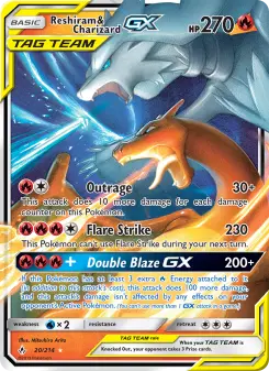 Reshiram & Glurak GX