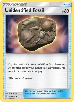 Unbekanntes Fossil