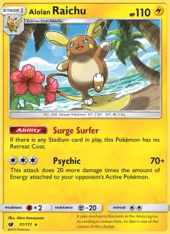 Raichu de Alola