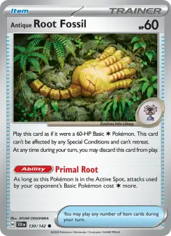 Antikes Wurzelfossil
