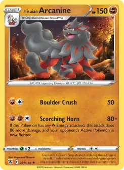 Arcanine de Hisui