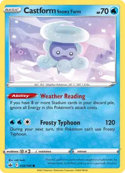 Castform Forma Nieve