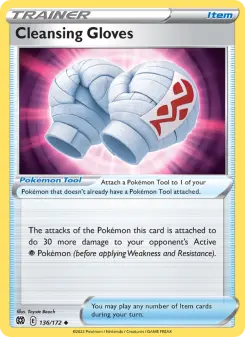 Reinigende Handschuhe