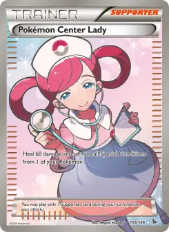 Dame du Centre Pokémon
